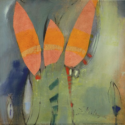 Framed Knospen Und Blüten II Print