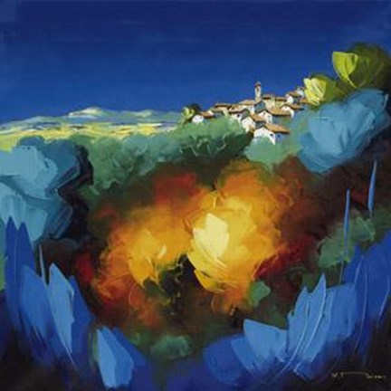 Framed Lcolline Incandescente Print