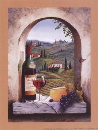 Framed Dreaming-Tuscany Print