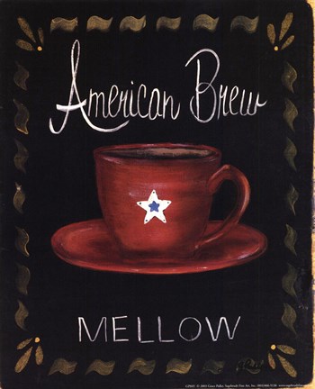 Framed American Brew Print