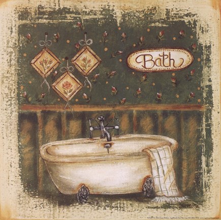 Framed Bath Print