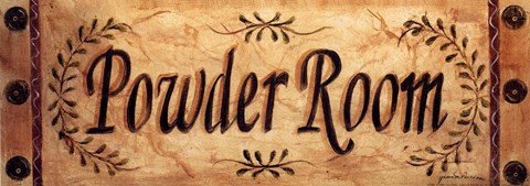 Framed Powder Room Print