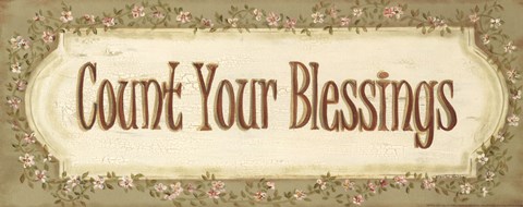 Framed Count Your Blessings Print
