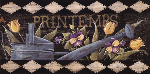 Framed Printemps Print