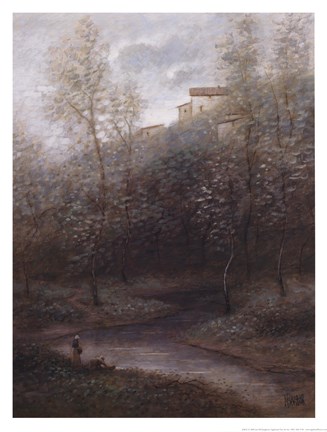 Framed Gentle Flow Print