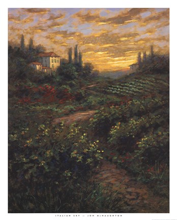 Framed Italian Sky Print