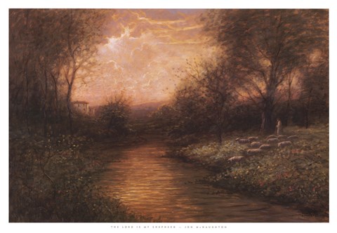 Framed Lord Is My Shepherd Print