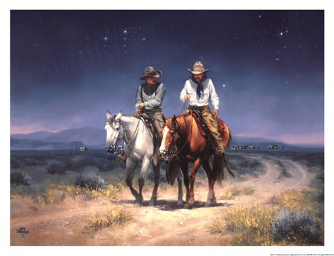 Framed Two Stayed Late Print