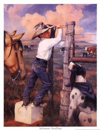 Framed Forced Entry Print