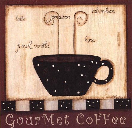 Framed Gourmet Coffee Print