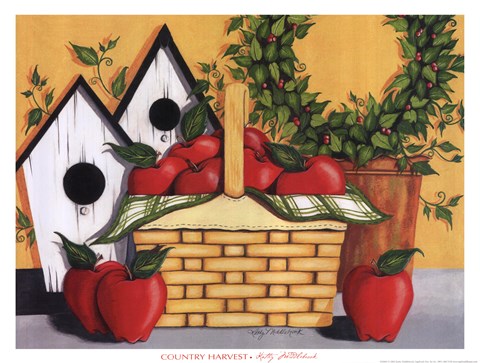 Framed Country Harvest Print