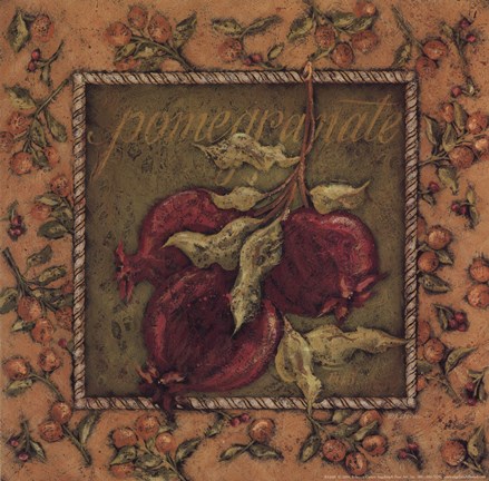 Framed Pomegranate Print