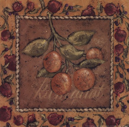 Framed Kumquat Print