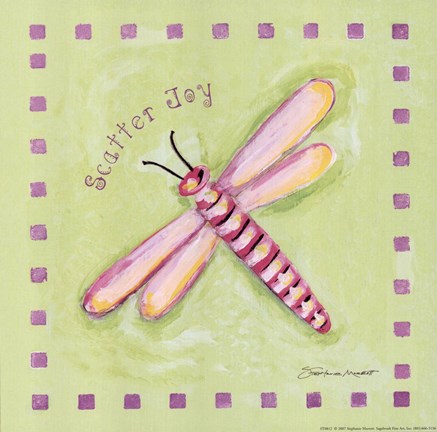 Framed Scatter Joy Print