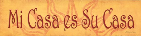 Framed Mi Casa Es Su Casa Print
