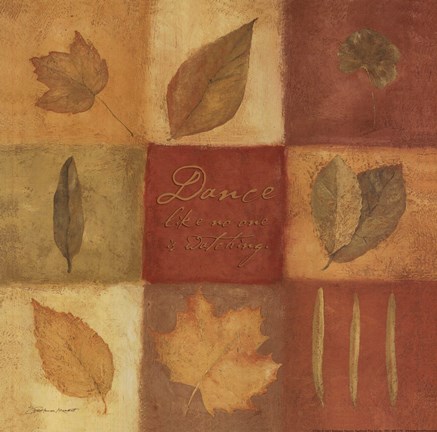 Framed Dance Like No One Is Watching - leaf Print