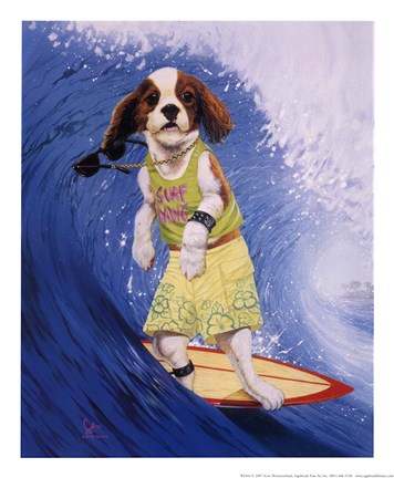 Framed Surf Dawg Print