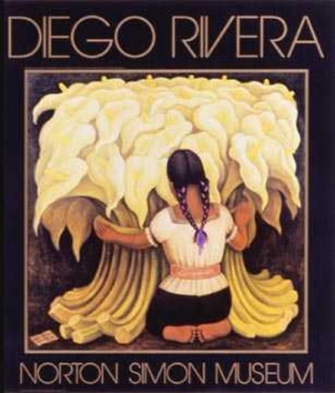 Framed Girl with Lilies Print