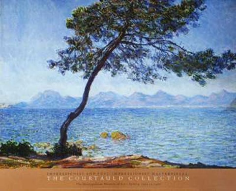 Framed Antibes, View with Single Tree Print