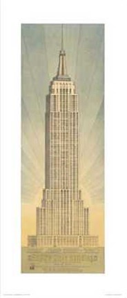 Framed Empire State Building Print