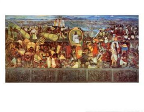 Framed Gran Tenochtitlan Print