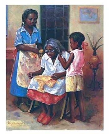 Framed Three Generations Print