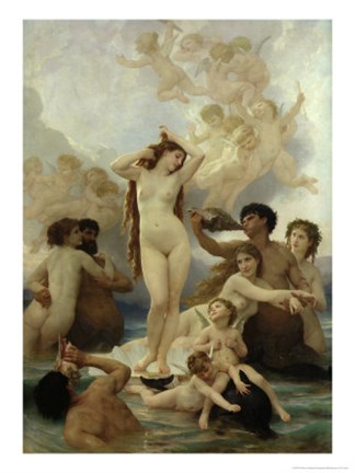 Framed Birth of Venus Print