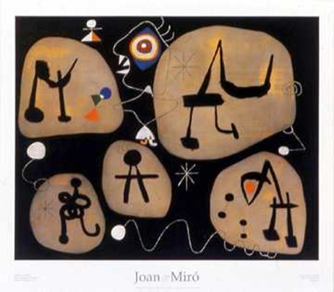 Framed Dona Escoltant Musica Print