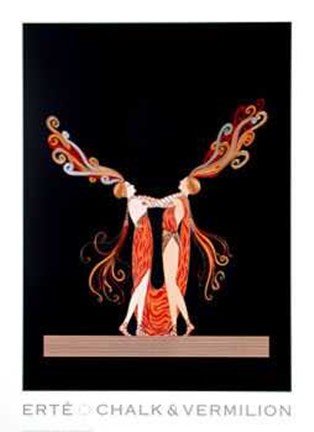 Framed Kiss of Fire Print