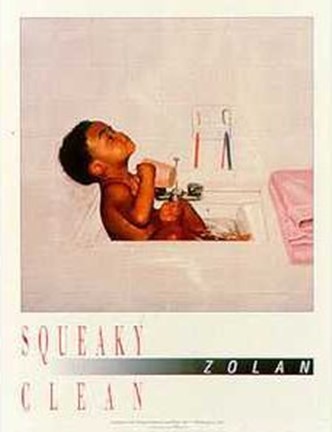 Framed Squeaky Clean Print