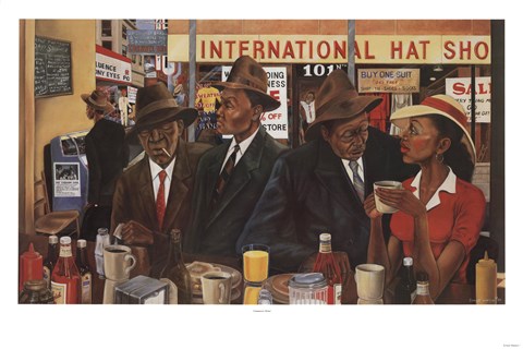 Framed Commerce Street Print