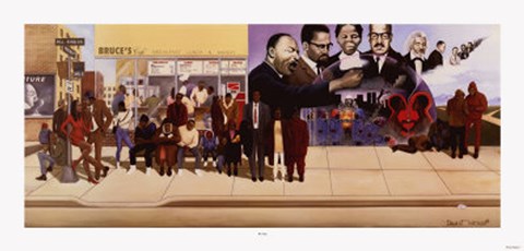 Framed Bus Stop Print