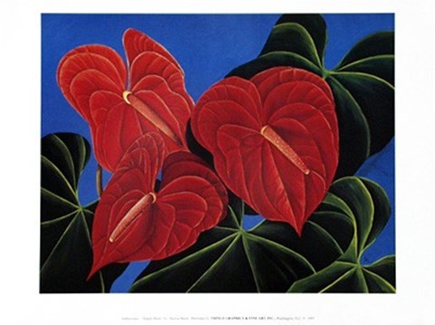 Framed Jungle Heart Print