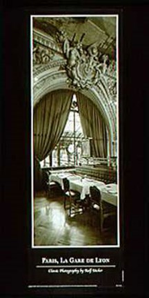 Framed Paris La Gare De Lyon Print