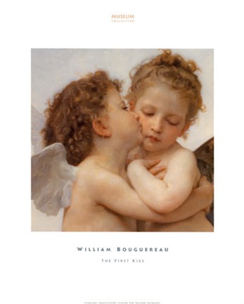 Framed First Kiss (Detail) Print