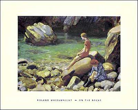 Framed on the Rocks Print