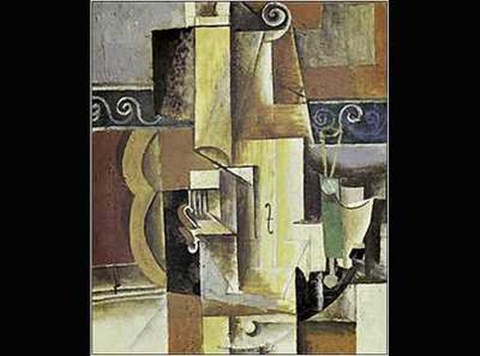 Framed Violin and Guitar Print