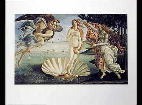 Framed Birth of Venus Print