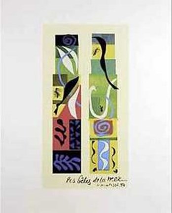 Framed Beasts of the Sea Print