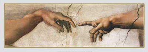 Framed Creation (Hands) Print