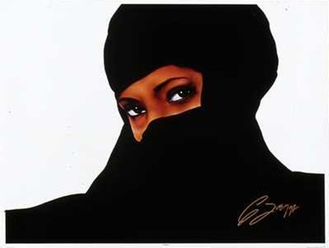 Framed Windows (Female) Print