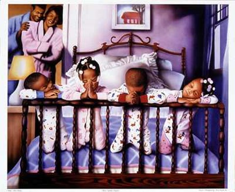 Framed Their Nightly Prayers Print