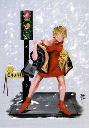 Framed Red Alert Power Surge Print