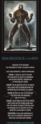 Framed Knowledge is the Key (Statement Edition) Print