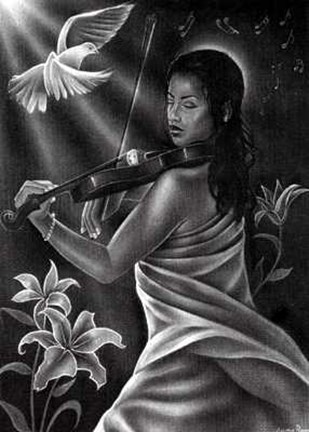 Framed Abide in Me Print