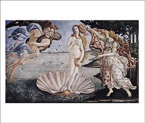 Framed Birth of Venus Print