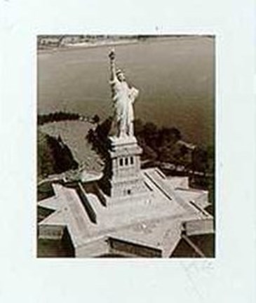 Framed Statue of Liberty Print