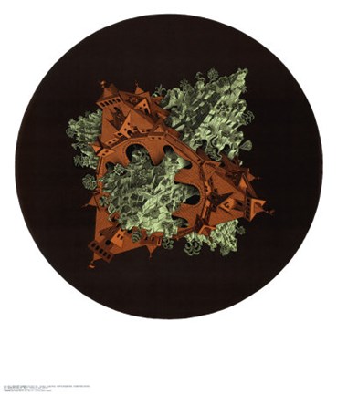 Framed Double Planetoid Print