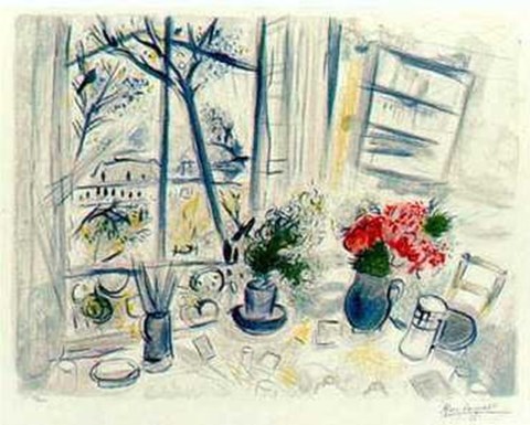 Framed Fleurs Du Parc (Le) Print