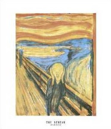 Framed Scream, c.1893 Print